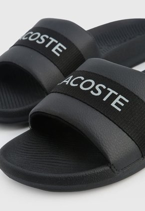 Playera Negro-Gris Lacoste