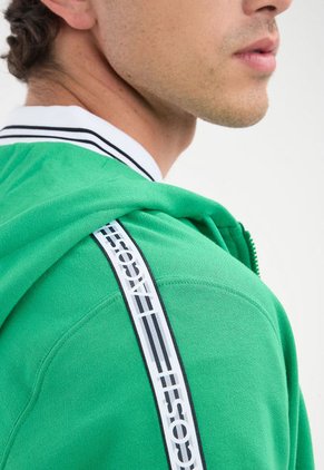 Hoodie Verde-Blanco-Negro LACOSTE