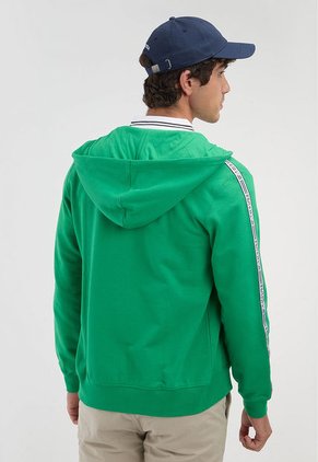 Hoodie Verde-Blanco-Negro LACOSTE