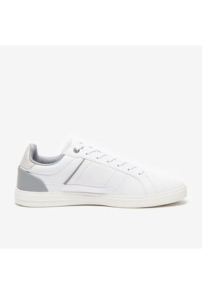 Tenis Lacoste Europa Pro Para Hombre Color Blanco Y Gris