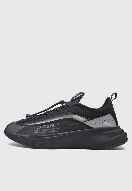 Tenis Lifestyle Negro-Plateado LACOSTE Odyssa Lite