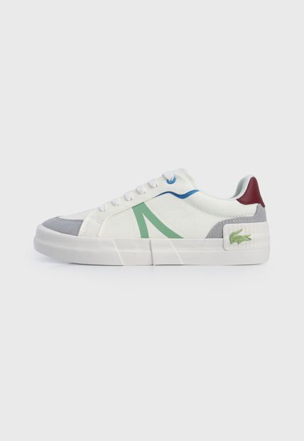 Tenis Lifestyle Blanco-Gris-Verde Lacoste L004