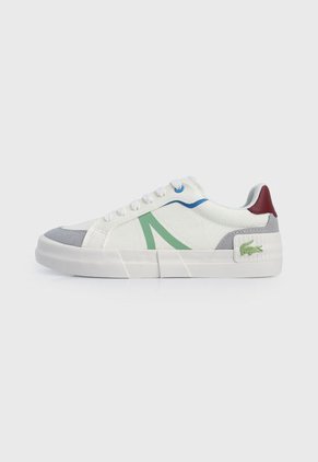 Tenis Lifestyle Blanco-Gris-Verde Lacoste L004