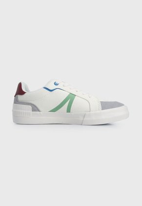 Tenis Lifestyle Blanco-Gris-Verde Lacoste L004