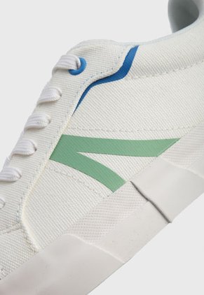 Tenis Lifestyle Blanco-Gris-Verde Lacoste L004