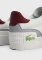 Tenis Lifestyle Blanco-Gris-Verde Lacoste L004 de Lacoste