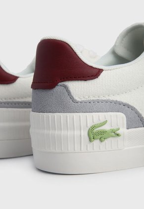 Tenis Lifestyle Blanco-Gris-Verde Lacoste L004