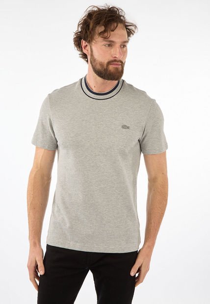 Camiseta Gris-Azul Navy LACOSTE