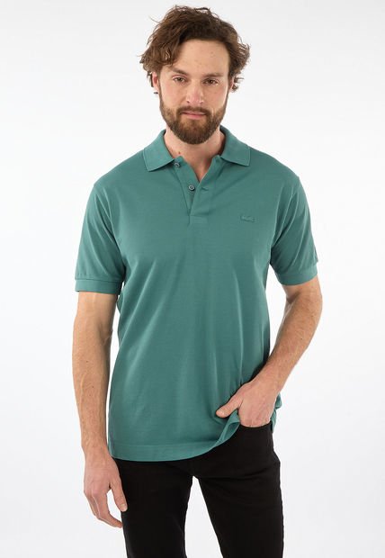 Camiseta Polo Verde Oscuro LACOSTE