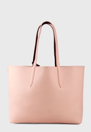 Bolso Doble Faz Rosa-Violeta Lacoste Tote