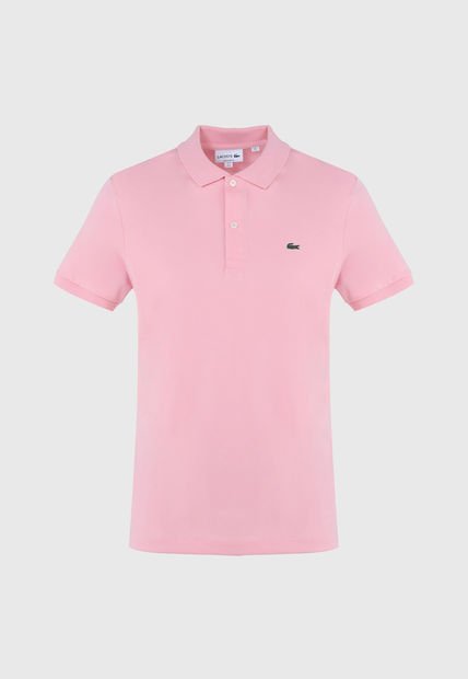 Camiseta Polo Rosa Lacoste