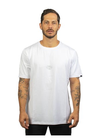 Camiseta Para Hombre Blanca Estampada Laguna Blue LAGUNA BLUE