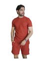 Conjunto Para Hombre Texturizado Camiseta Y Pantaloneta Rojo Laguna Blue de LAGUNA BLUE