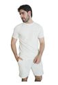 Conjunto Para Hombre Texturizado Camiseta Y Pantaloneta Beige Laguna Blue de LAGUNA BLUE