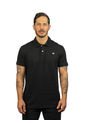 Camiseta Tipo Polo Para Hombre Texturizada Negra Laguna Blue de LAGUNA BLUE