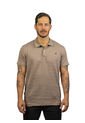 Camiseta Tipo Polo Para Hombre Texturizada Kaki Laguna Blue de LAGUNA BLUE