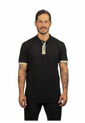 Camiseta Tipo Polo Para Hombre Laguna Blue