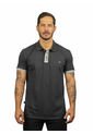 Camiseta Tipo Polo Para Hombre Gris Oscuro - Jaspe Laguna Blue de LAGUNA BLUE