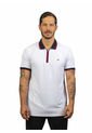 Camiseta Tipo Polo Para Hombre Texturizada Blanca Laguna Blue de LAGUNA BLUE