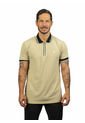 Camiseta Tipo Polo Para Hombre Texturizada Kaki Laguna Blue de LAGUNA BLUE