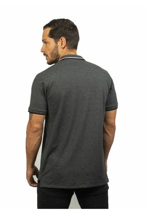 Camiseta Tipo Polo Para Hombre Negro Cross Laguna Blue