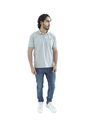 Camiseta Tipo Polo Para Hombre Bordada Gris Laguna Blue de LAGUNA BLUE
