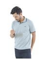 Camiseta Tipo Polo Para Hombre Bordada Gris Laguna Blue de LAGUNA BLUE