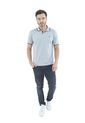 Camiseta Tipo Polo Para Hombre Bordada Gris Laguna Blue de LAGUNA BLUE