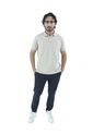 Camiseta Tipo Polo Para Hombre Bordada Kaki Laguna Blue de LAGUNA BLUE