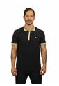 Camiseta Tipo Polo Para Hombre Texturizada Negra Laguna Blue de LAGUNA BLUE
