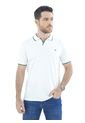 Camiseta Tipo Polo Para Hombre Bordada Marfil Laguna Blue de LAGUNA BLUE
