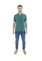 Camiseta Tipo Polo Para Hombre Bordada Verde Laguna Blue de LAGUNA BLUE