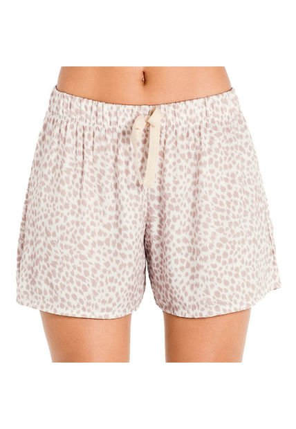 Short Estampado Beige Laura 525199