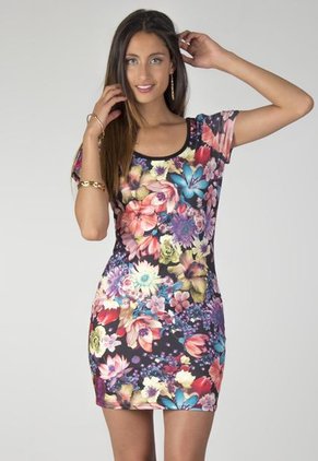 Vestido Lce Spirito Negro-Estampado