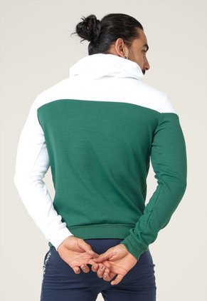 Hoodie Blanco-Verde le coq sportif Bat