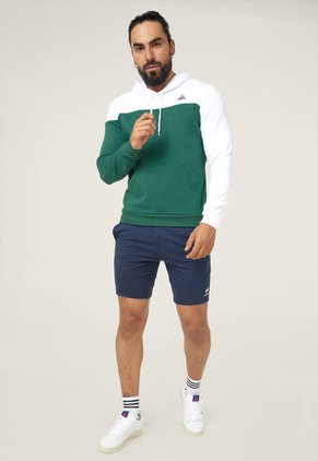 Hoodie Blanco-Verde le coq sportif Bat
