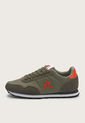 Tenis Lifestyle Verde Oliva-Naranja-Blanco le coq sportif Astra de Le coq sportif