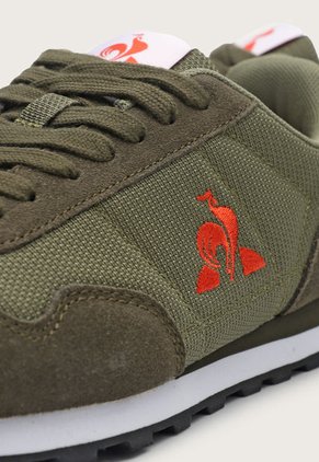 Tenis Lifestyle Verde Oliva-Naranja-Blanco le coq sportif Astra