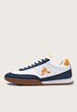 Tenis Lifestyle Blanco-Azul-Amarillo-Miel le coq sportif Veloce Sport de Le coq sportif