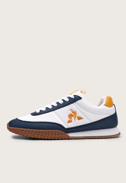 Tenis Lifestyle Blanco-Azul-Amarillo-Miel le coq sportif Veloce Sport