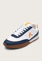 Tenis Lifestyle Blanco-Azul-Amarillo-Miel le coq sportif Veloce Sport de Le coq sportif