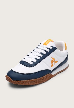 Tenis Lifestyle Blanco-Azul-Amarillo-Miel le coq sportif Veloce Sport