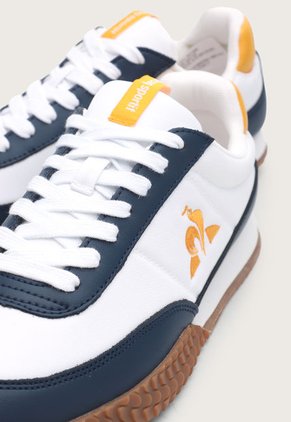 Tenis Lifestyle Blanco-Azul-Amarillo-Miel le coq sportif Veloce Sport