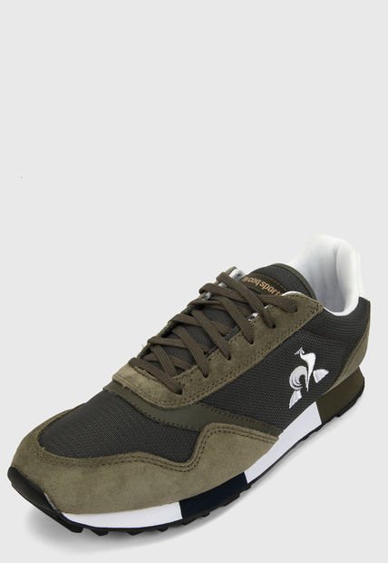 Tenis Lifestyle Verde Oliva-Gris-Blanco le coq sportif Delta