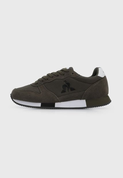 Tenis Lifestyle Verde Oliva-Blanco-Negro le coq sportif Alpha Sporty