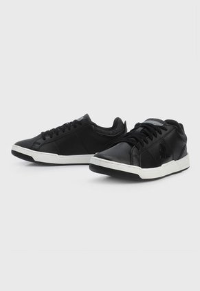 Tenis Lifestyle Negro-Blanco-Gris le coq sportif Stadium Chevron