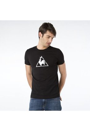 Camiseta Le Coq Sportif Negro-Blanco