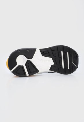 Tenis Lifestyle Blanco-Negro-Amarillo le coq sportif LCS R500 SPORT