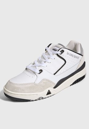 Tenis Lifestyle Blanco-Negro-Gris Le Coq Sportif  DYNACTIF T1000