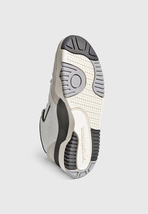 Tenis Lifestyle Blanco-Negro-Gris Le Coq Sportif  DYNACTIF T1000